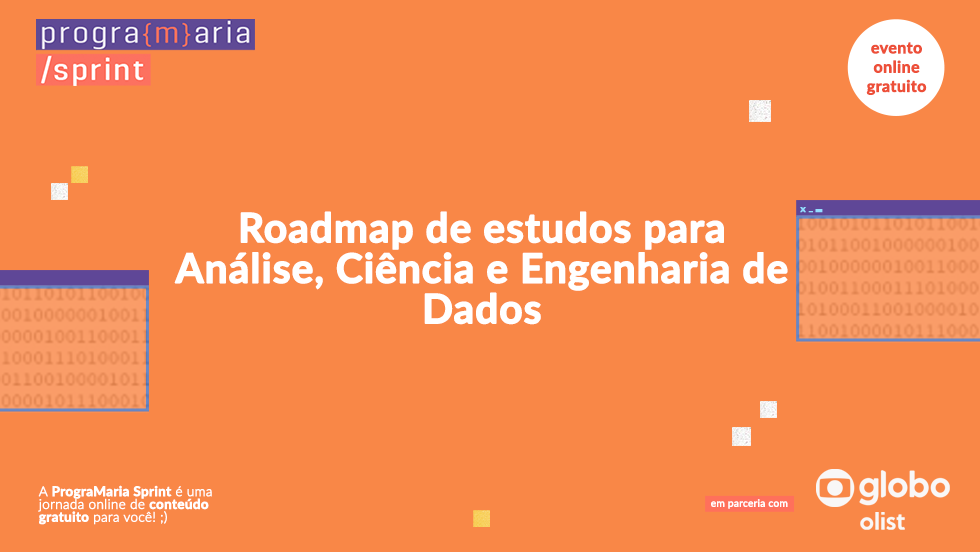 Roadmap de estudos para Análise, Ciência e Engenharia de Dados