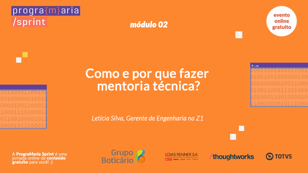 Como e por que fazer mentoria técnica?