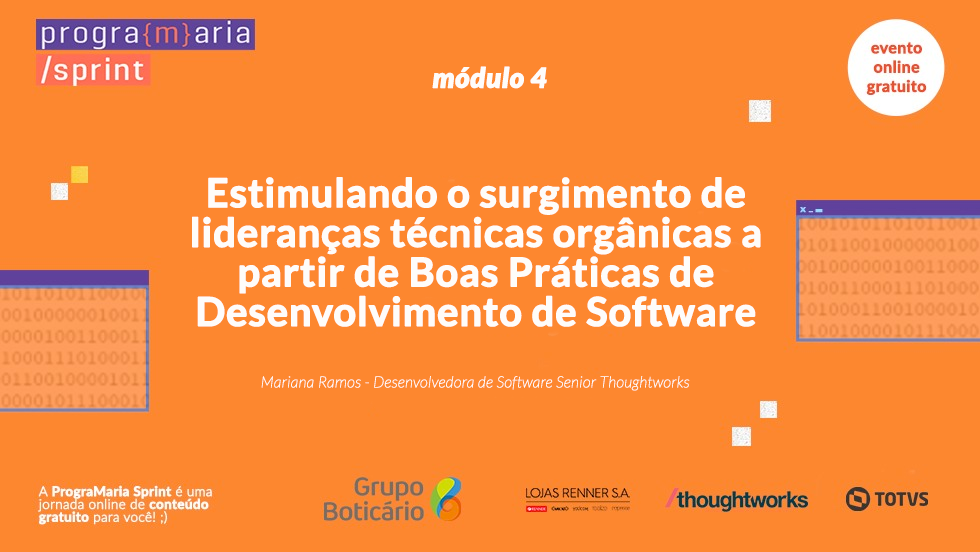 Estimulando o surgimento de lideranças técnicas orgânicas a partir de Boas Práticas de Desenvolvimento de Software