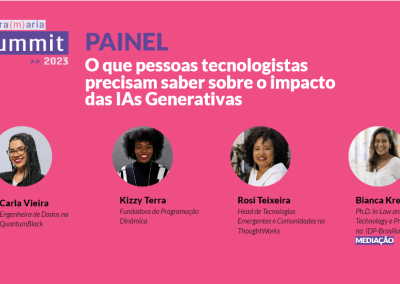 O que pessoas tecnologistas precisam saber sobre o impacto das IAs Generativas