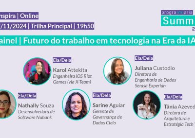[Painel] Futuro do trabalho em tecnologia na Era da IA | #Inspira