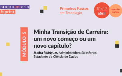 Minha transição de carreira: um novo começo ou um novo capítulo?