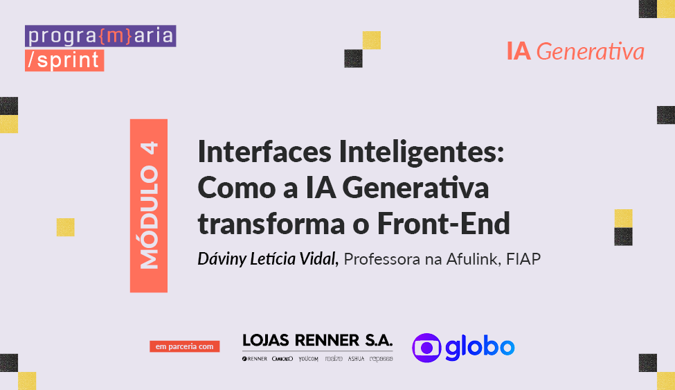 Interfaces inteligentes: como a IA Generativa transforma o front-end