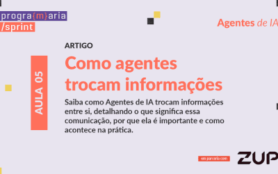 Como agentes trocam informações